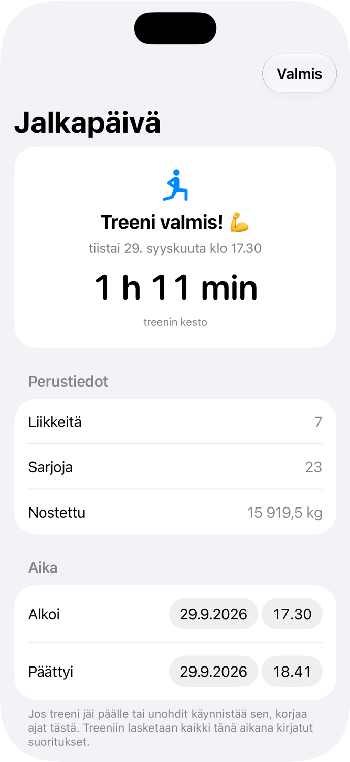 GymRat: Yhteenveto